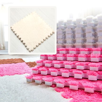 Παζλ Δαπέδου | Fluffy Carpet - Λευκό